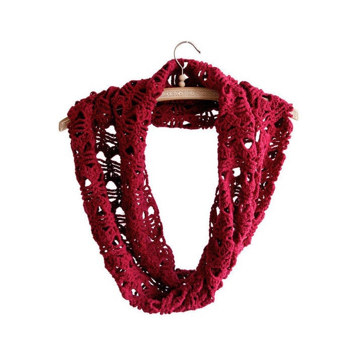 Infinity Scarf Women, Womens Infinity Scarf Crochet