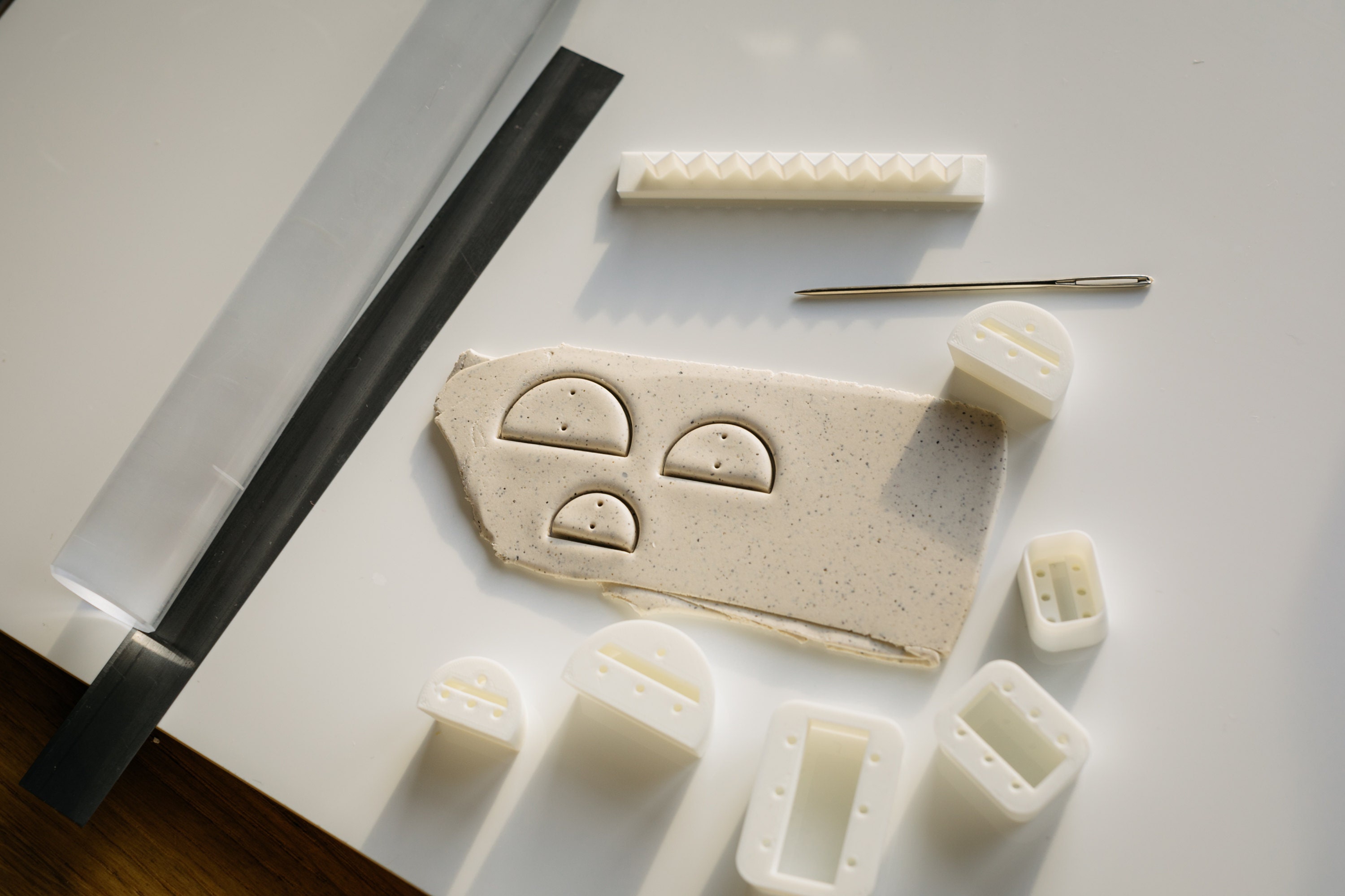 Polymer Clay Cutter mit Markierungen zum Bohren