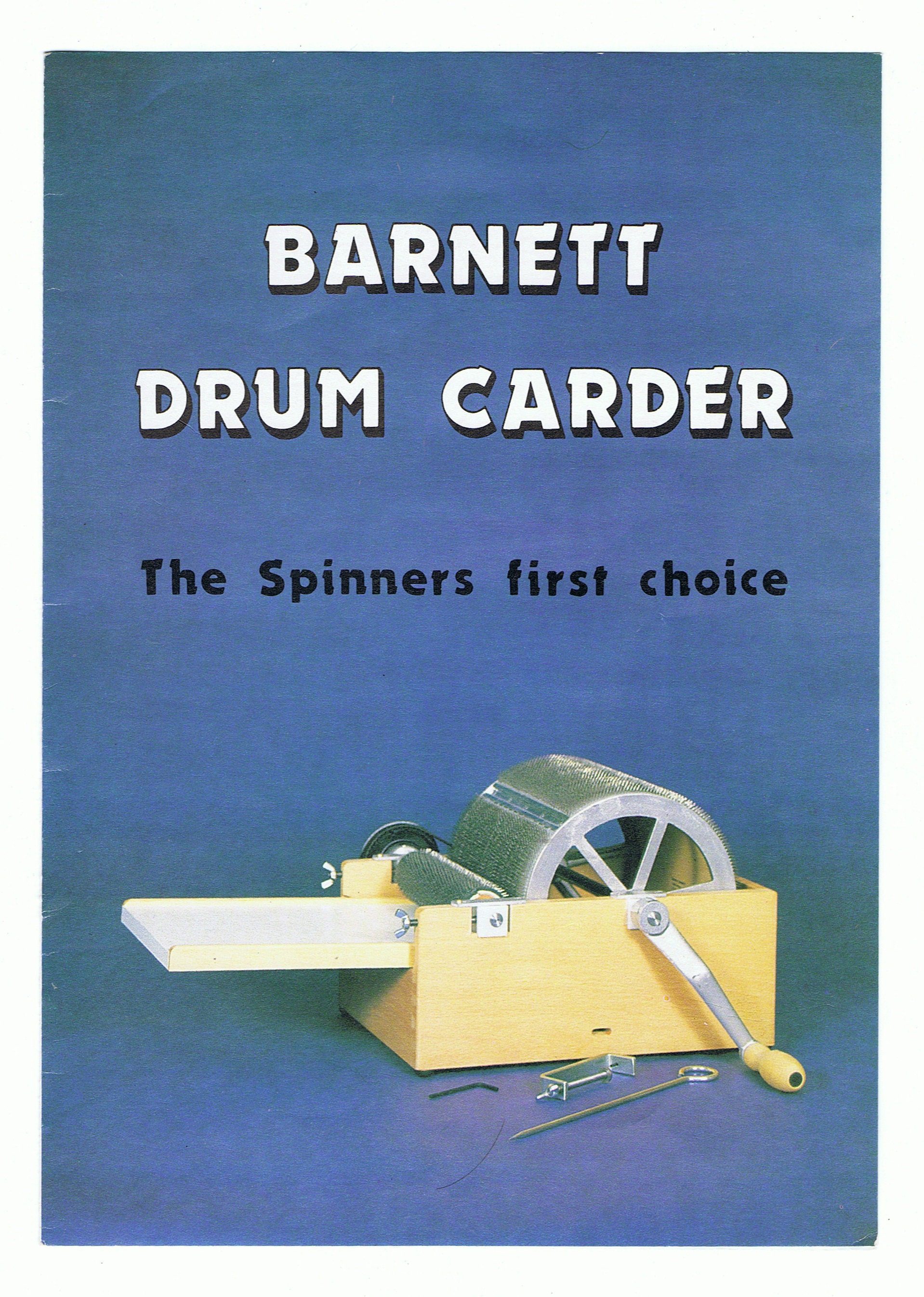 Drum carder front page