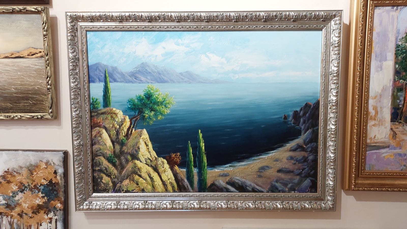 Oil painting on canvas Seascape
