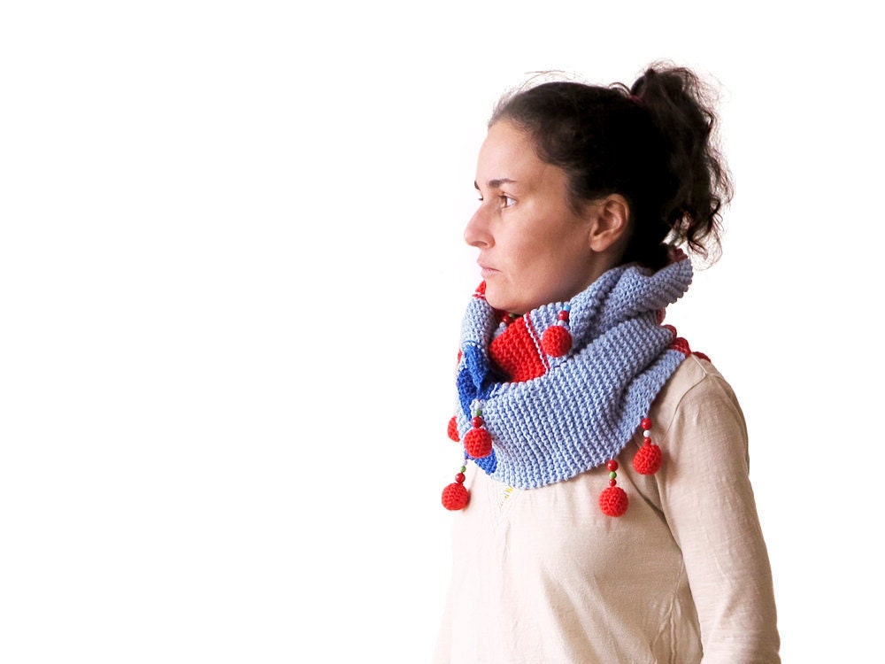 Knitted Scarf Women Infinity