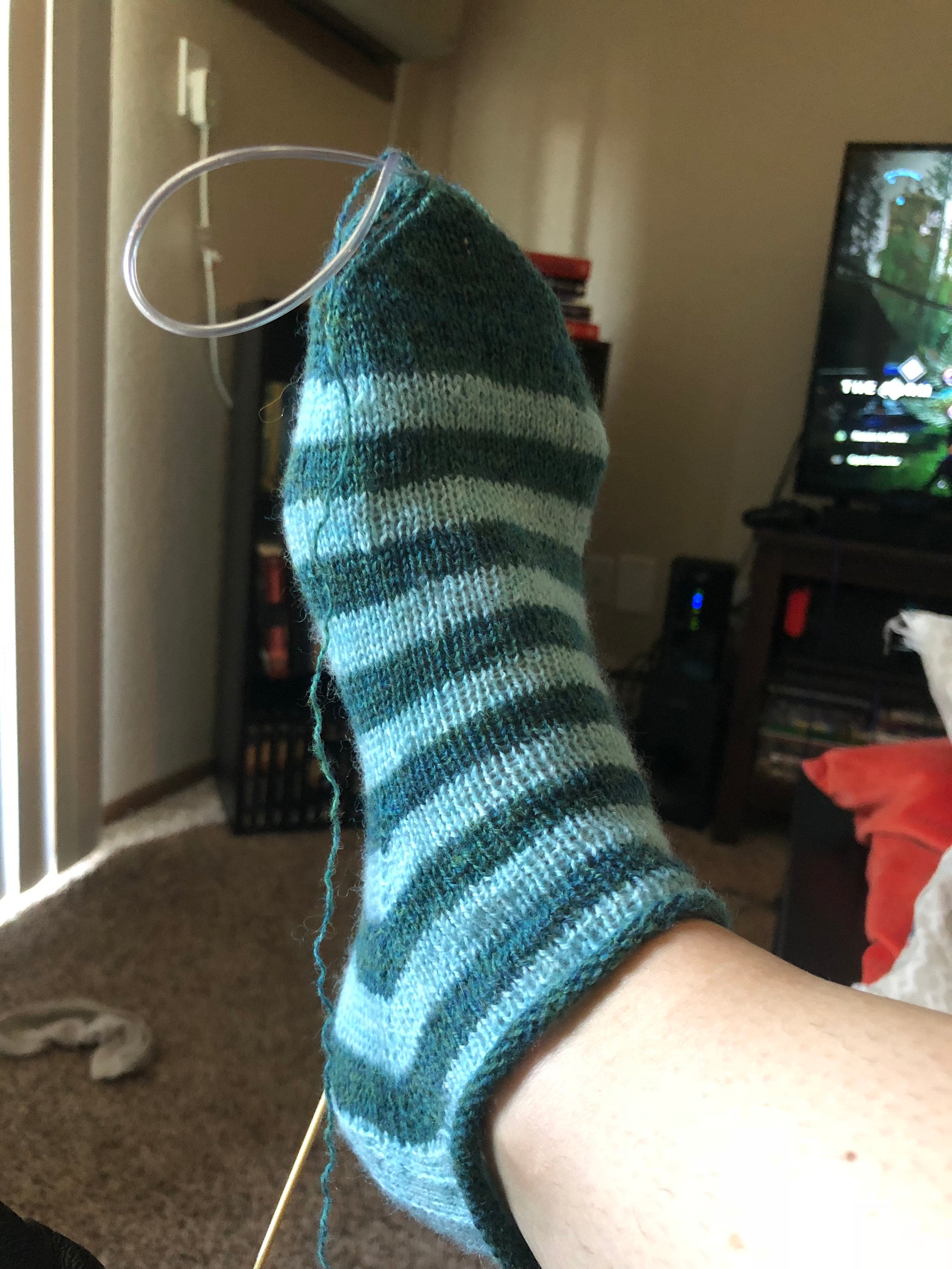 Knitted ankle socks