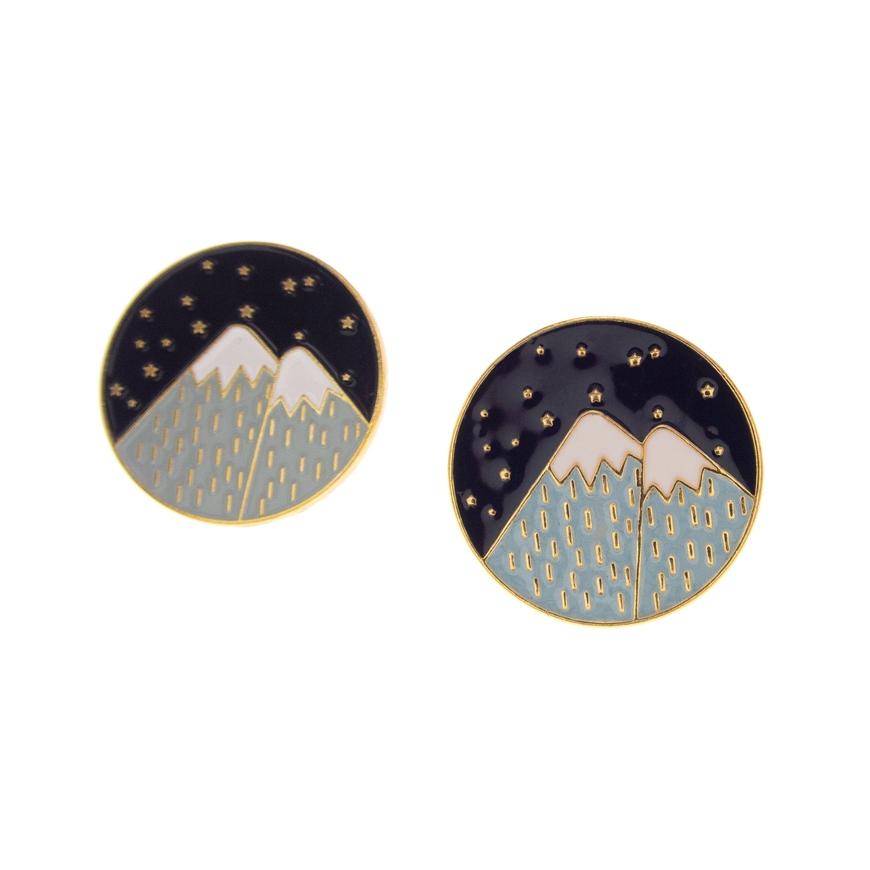 mountain enamel pin jewelry, travel badge brooch lapel pin