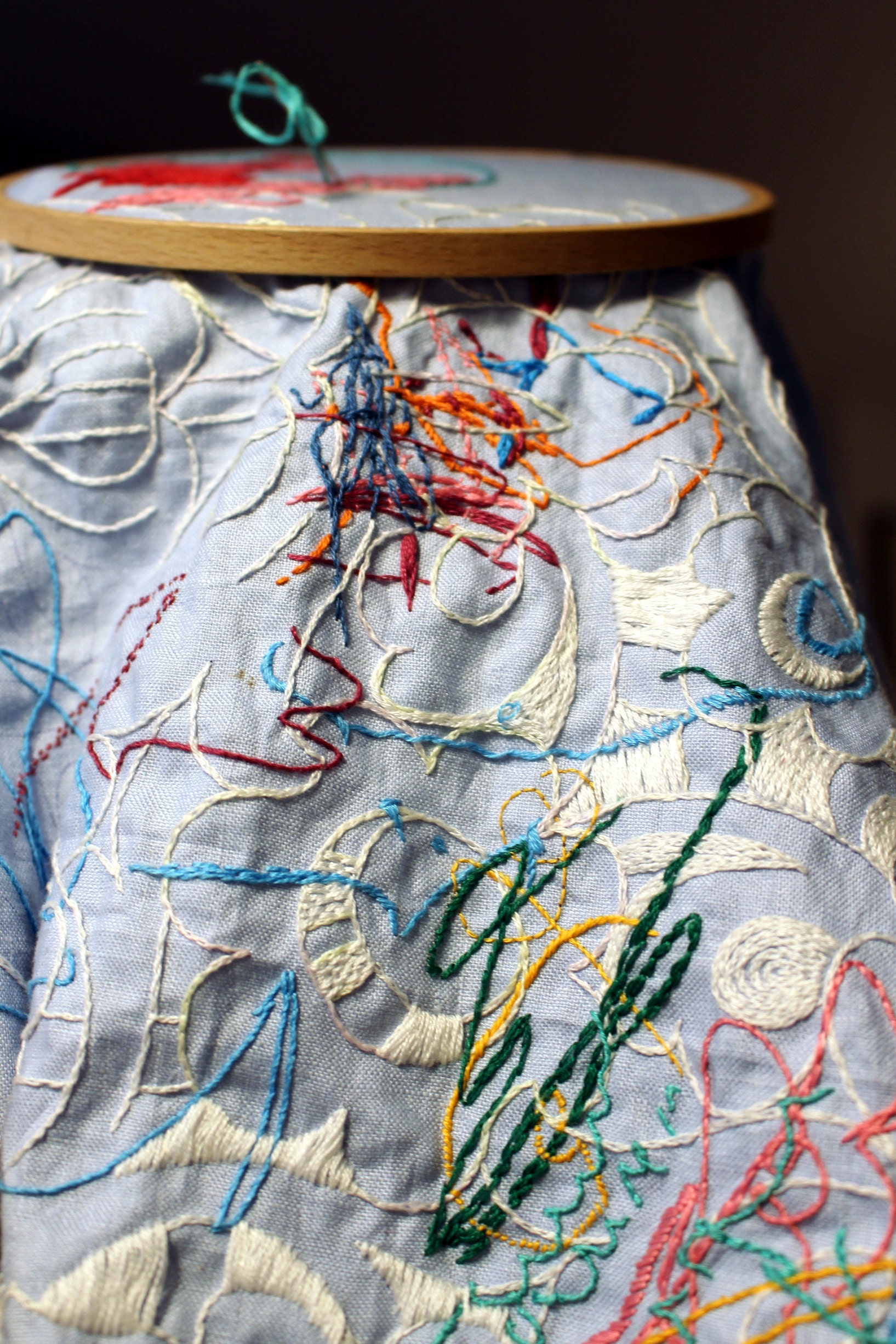 embroidery by Karolin Reichardt, 2018