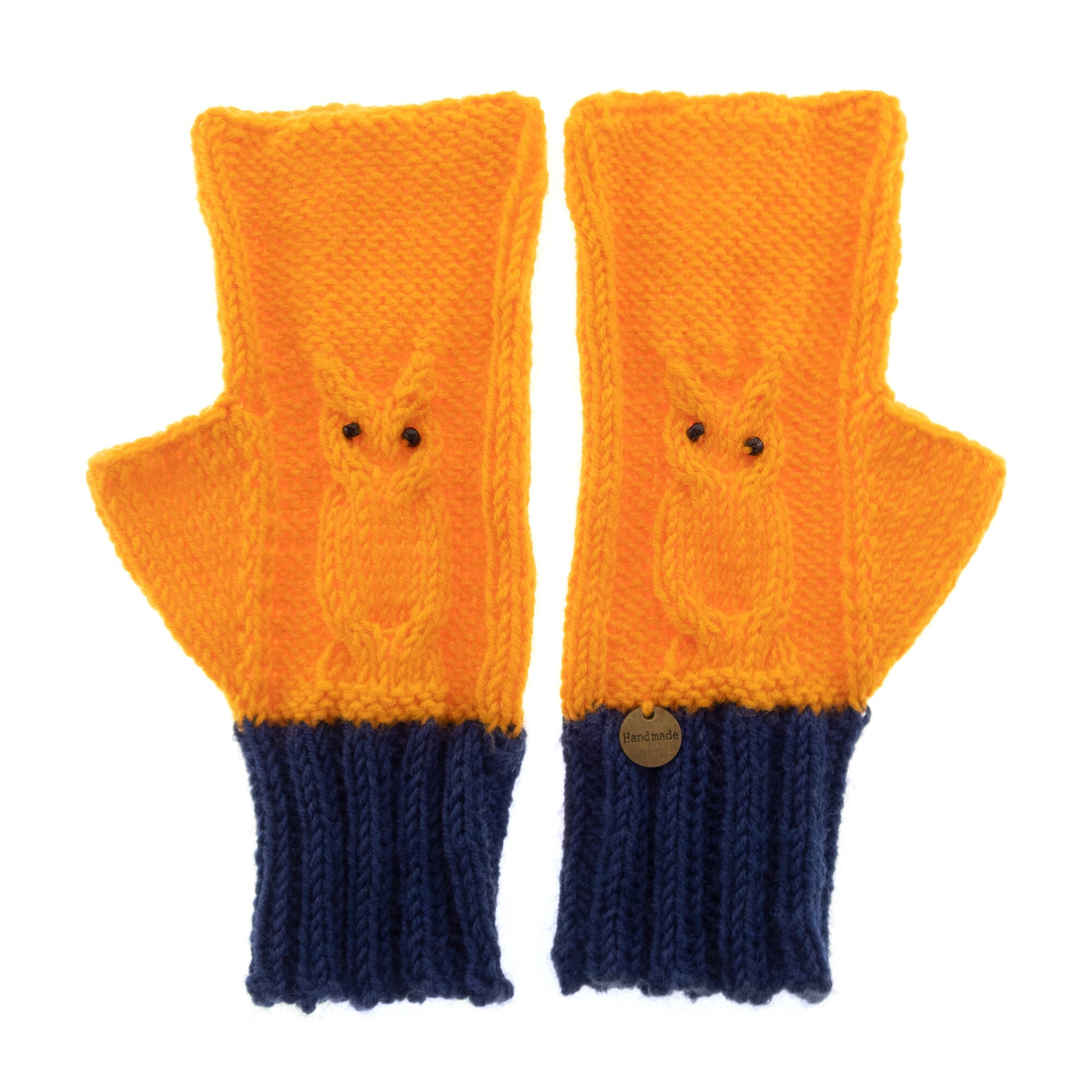 mittens for women fingerless hand gloves with owls