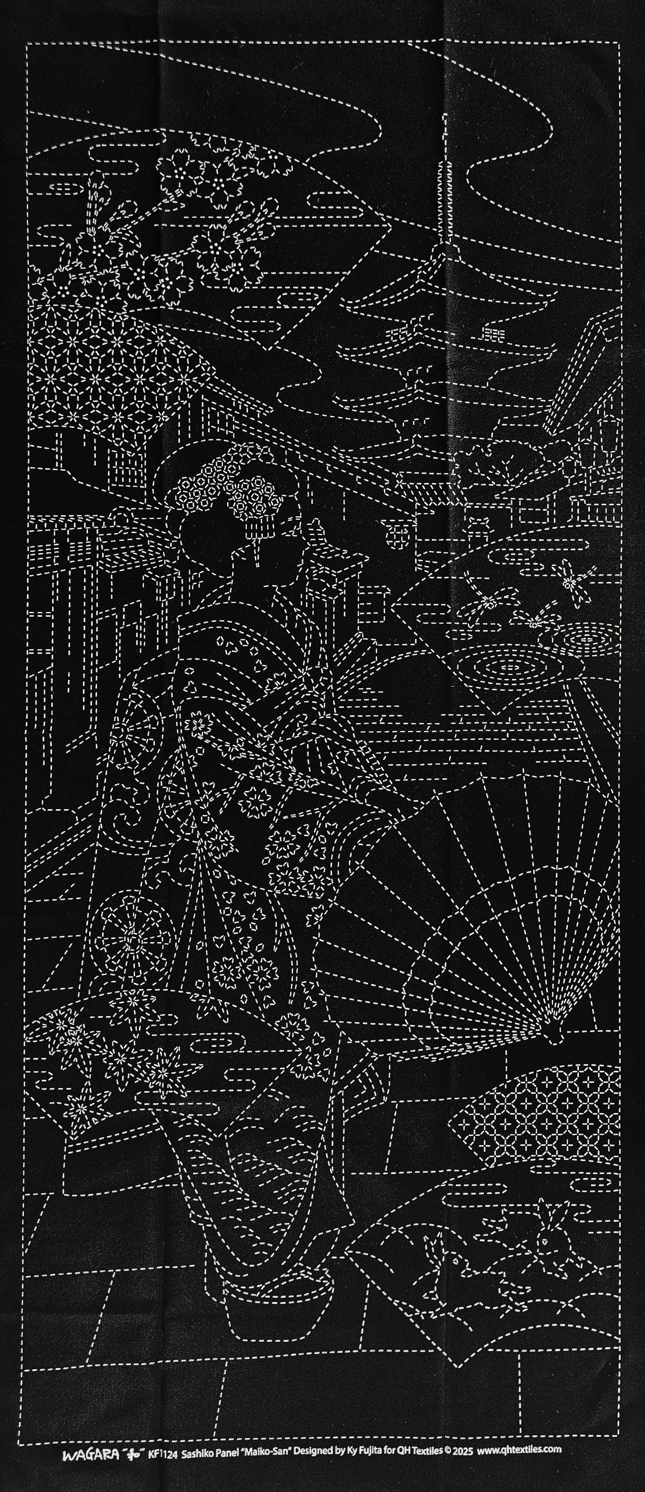 maiko-san sashiko panel