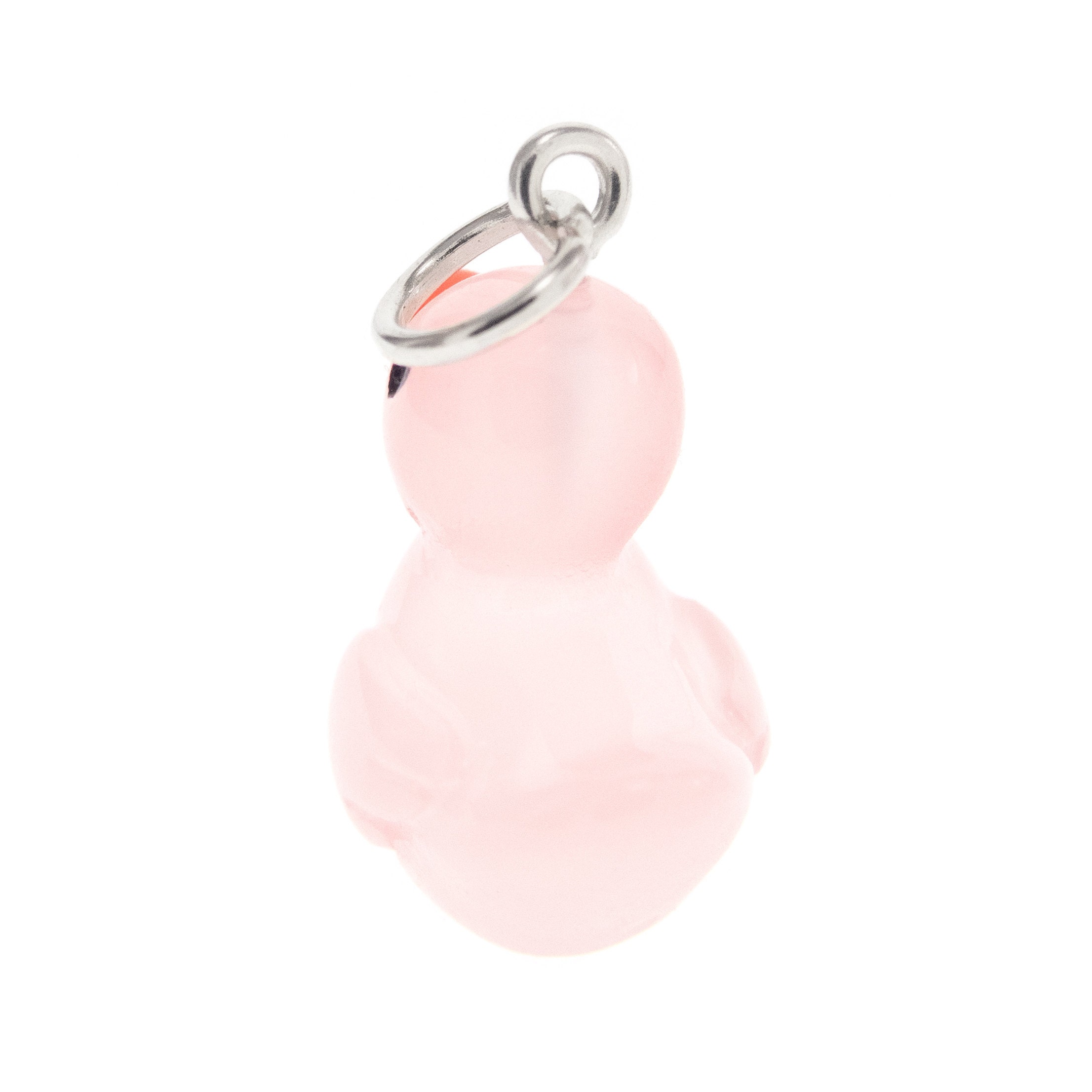 Rubber Duck Keychain Pink