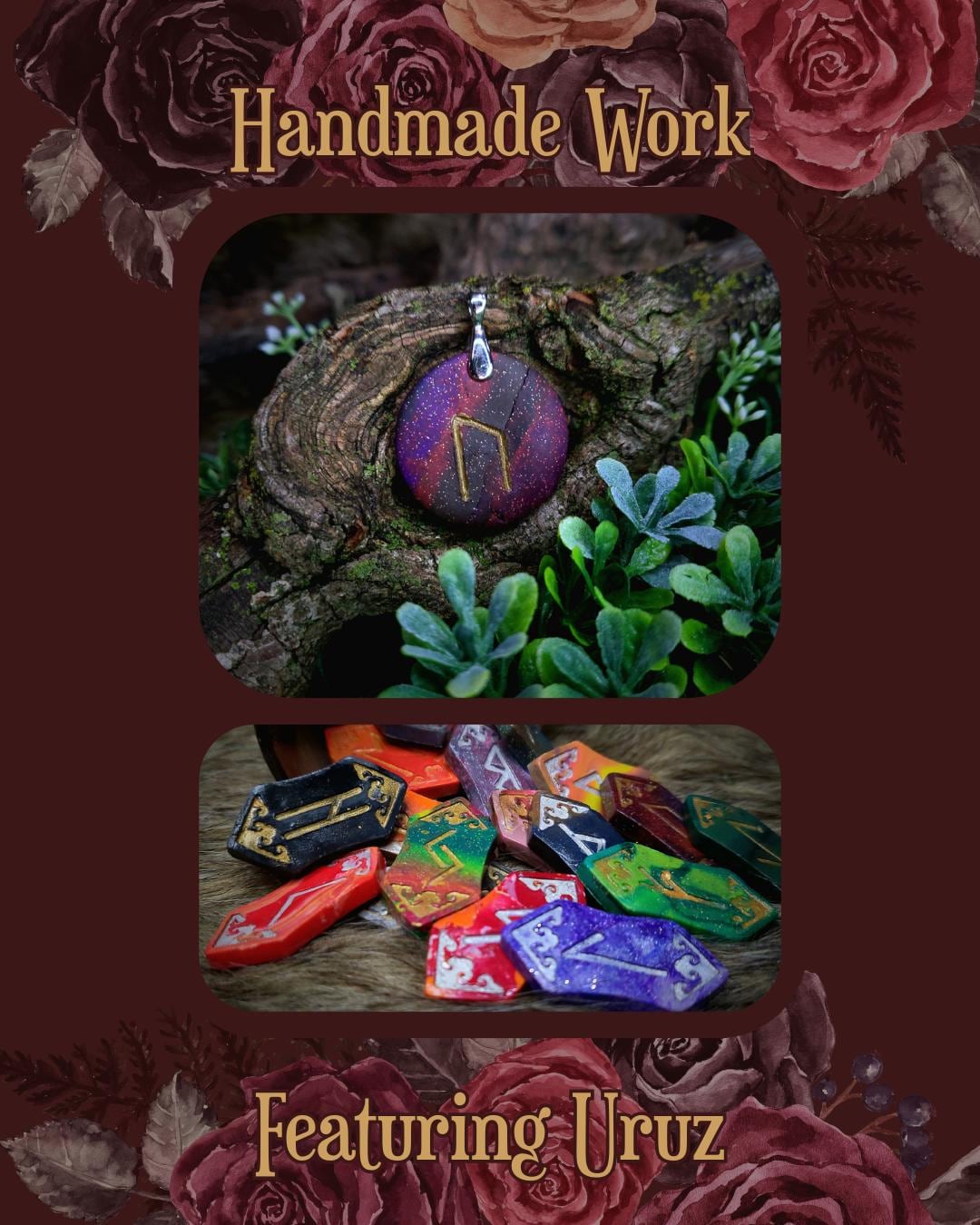 handmade work featuring uruz