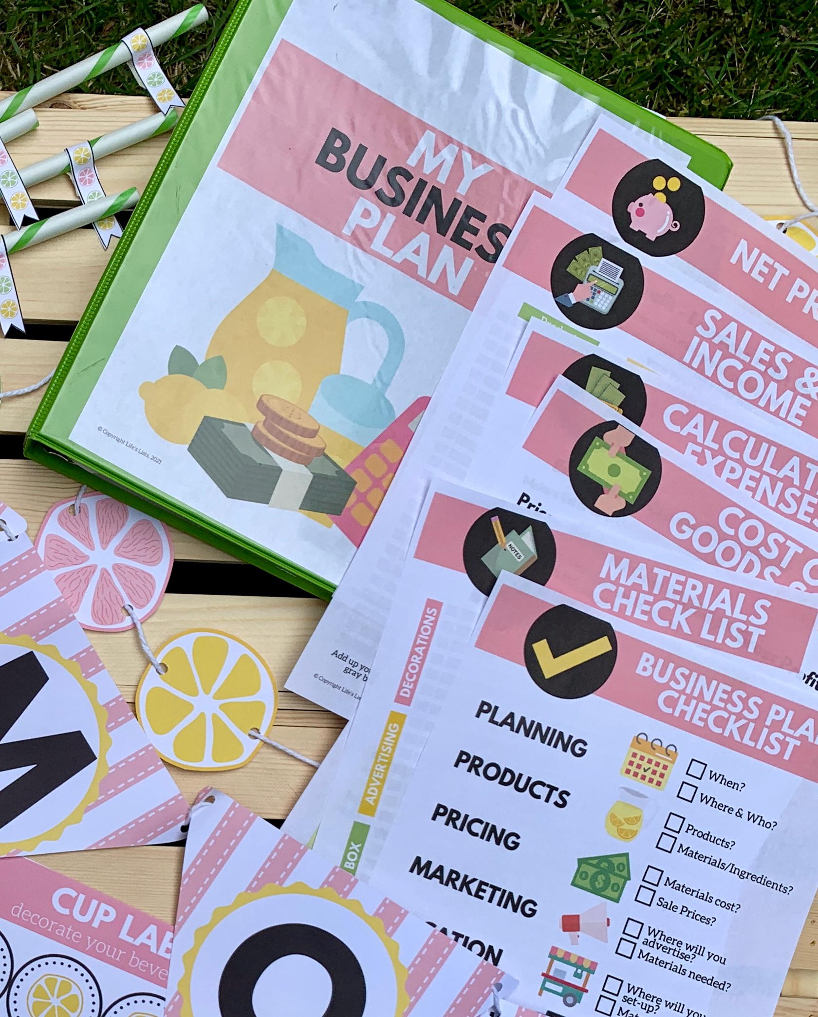 Lemonade Business Plan