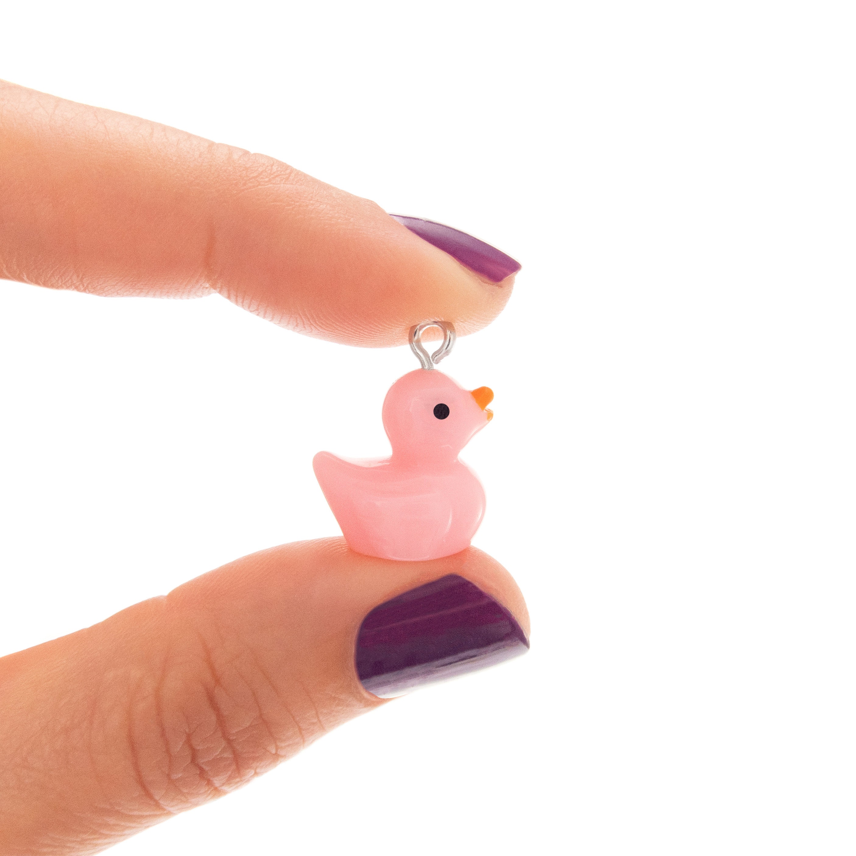 cute fun jewelry for girlfriend, rubber duck necklace