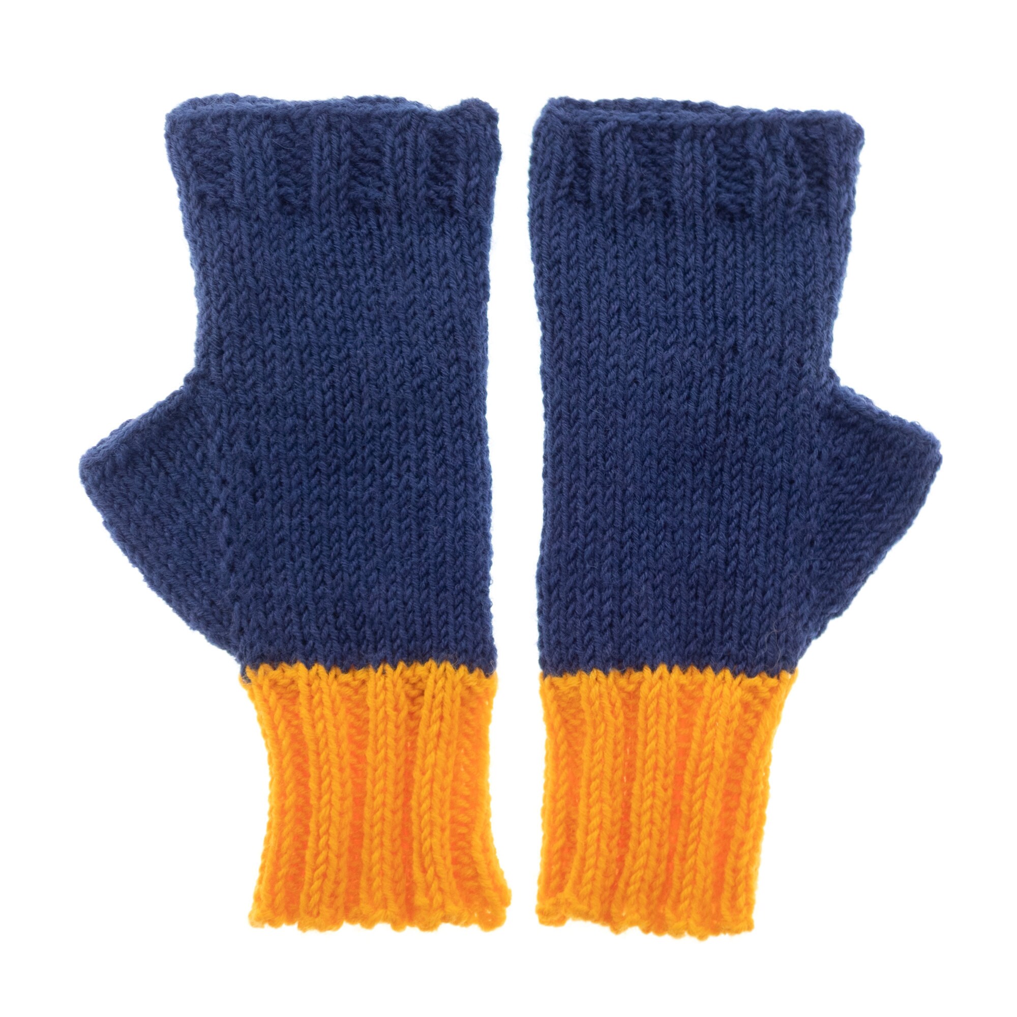 Womens Texting Mittens, Knitted Gloves Fingerless