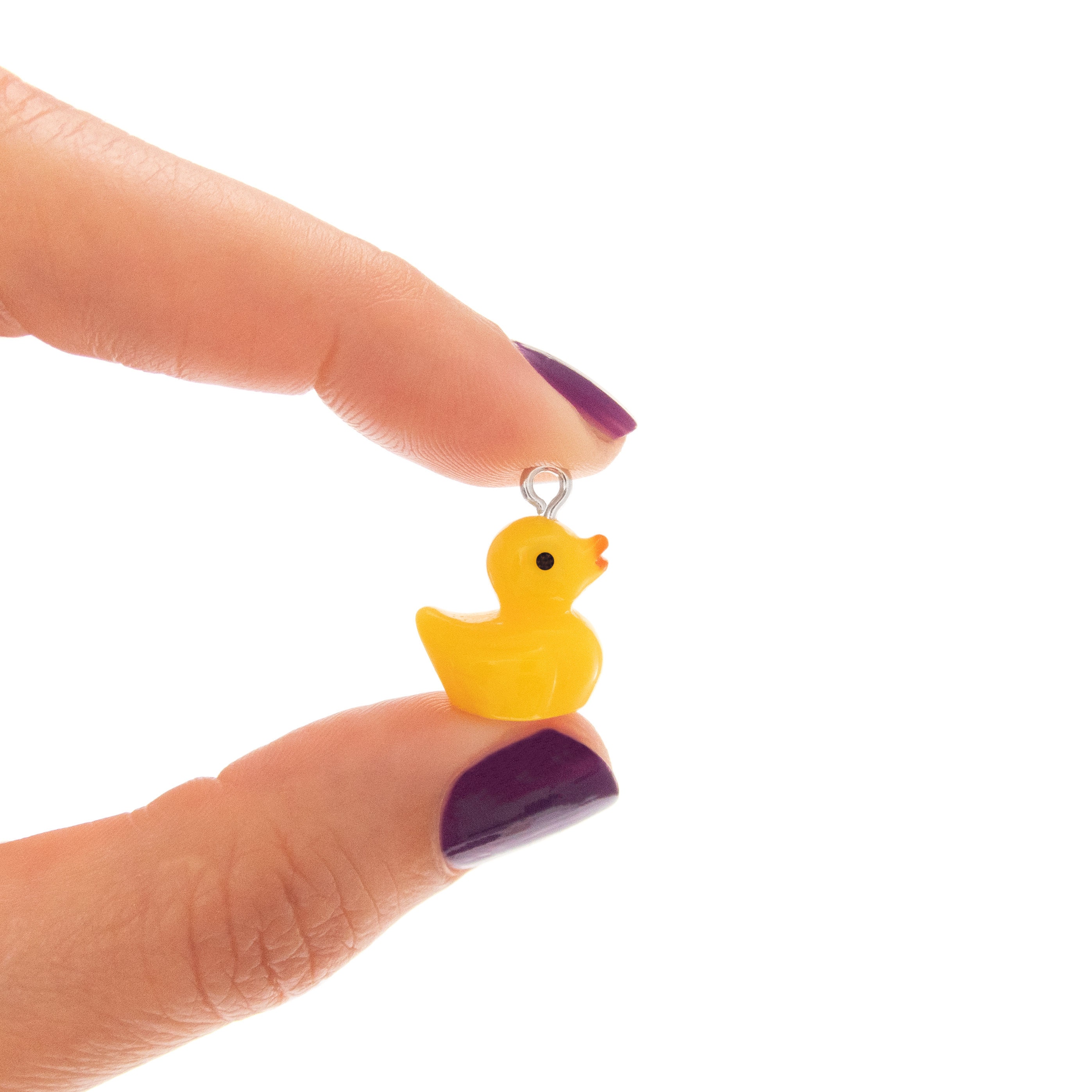 Cool Yellow Duck Earrings Dangle