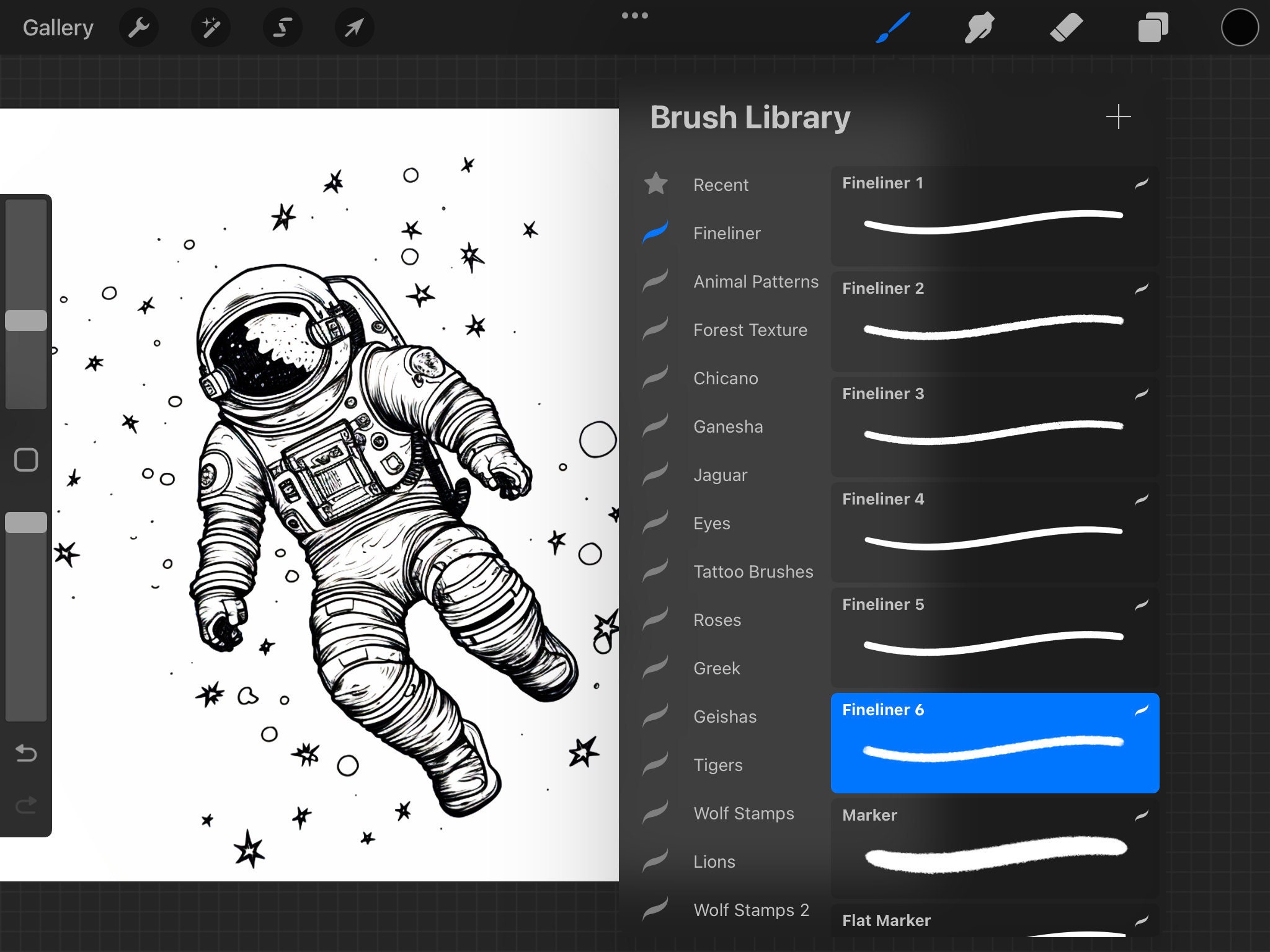 Install Procreate brushes from Etsy
