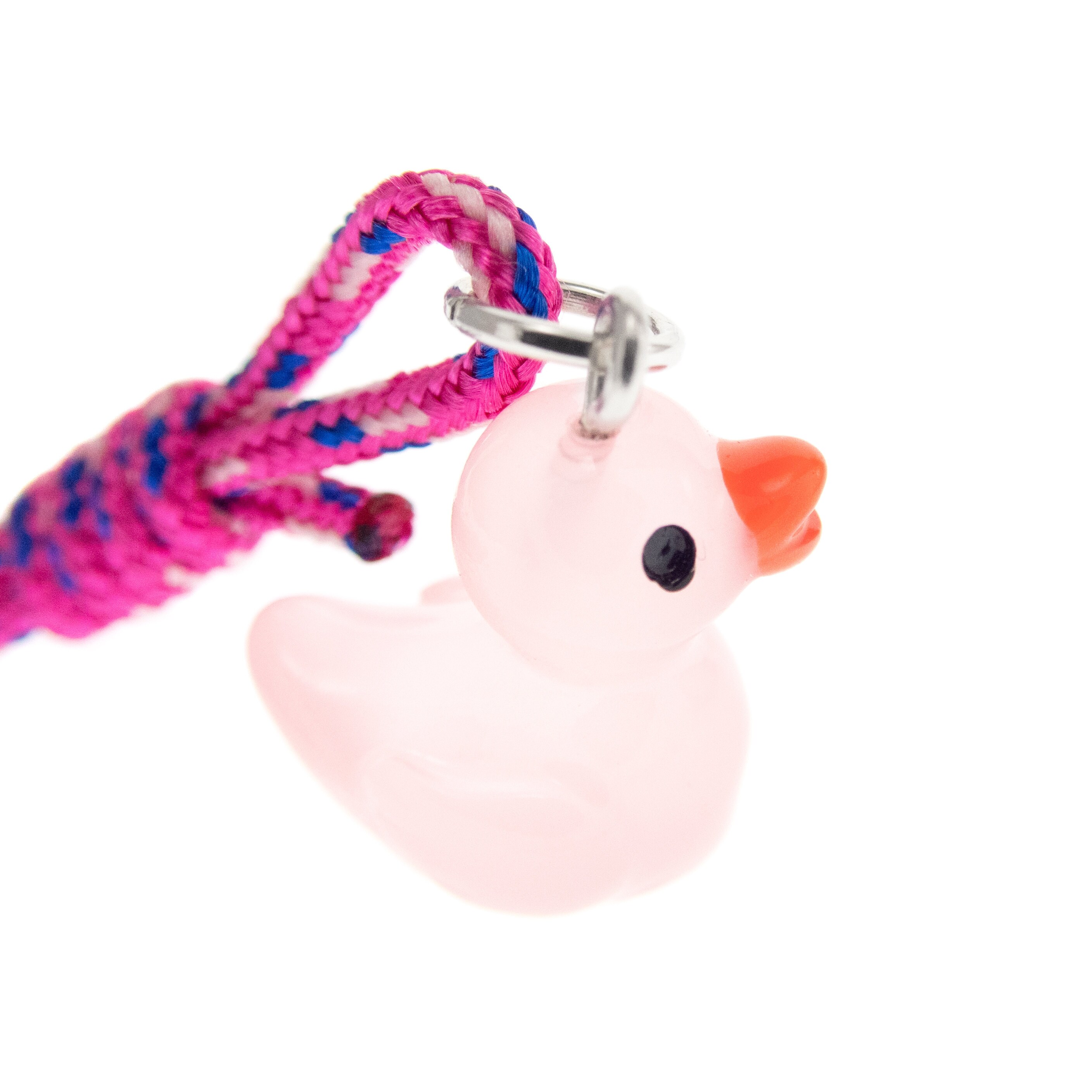 Rubber Duck Keychain Pink