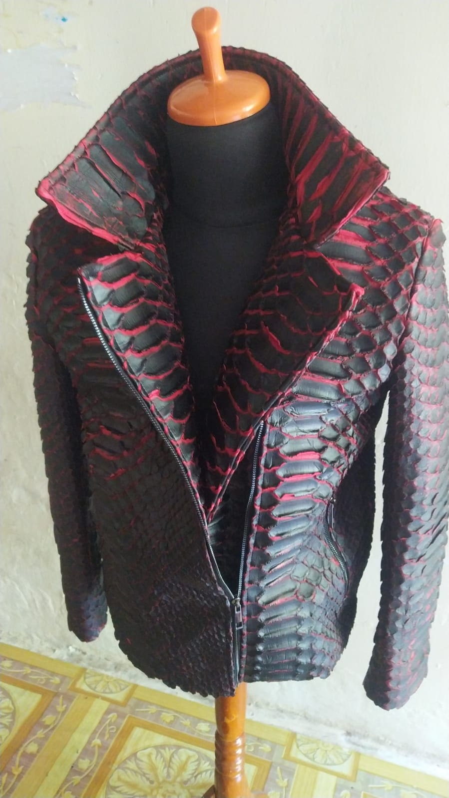 Dragon snakeskin jacket