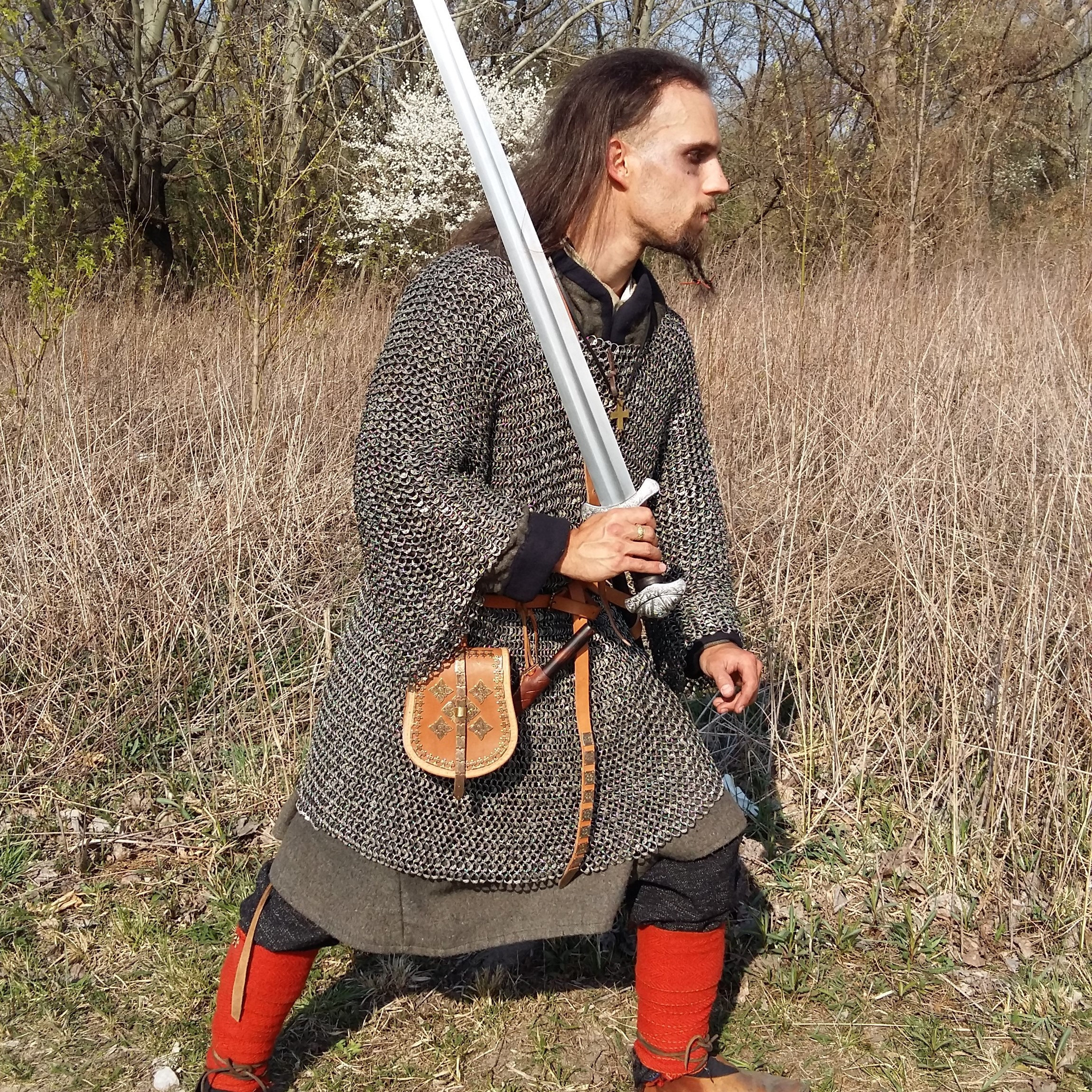 Franek - viking warrior with his new pouch and belt done by FenrirS