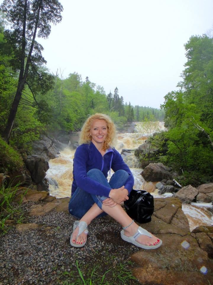 Me during a hike break.