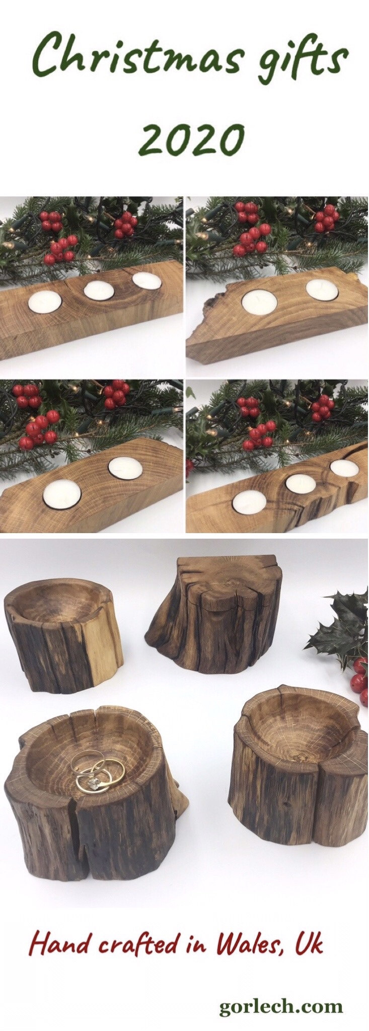 Just some of the gift items available from gorlech.com for Christmas 2020