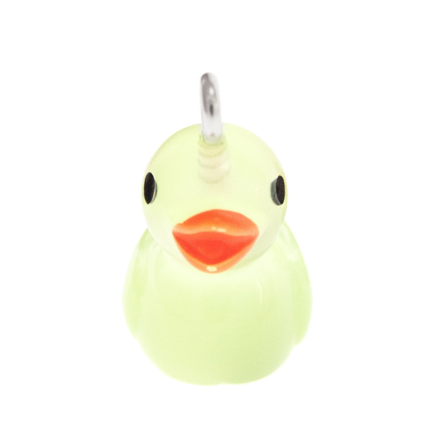 women cute necklace with rubber duck