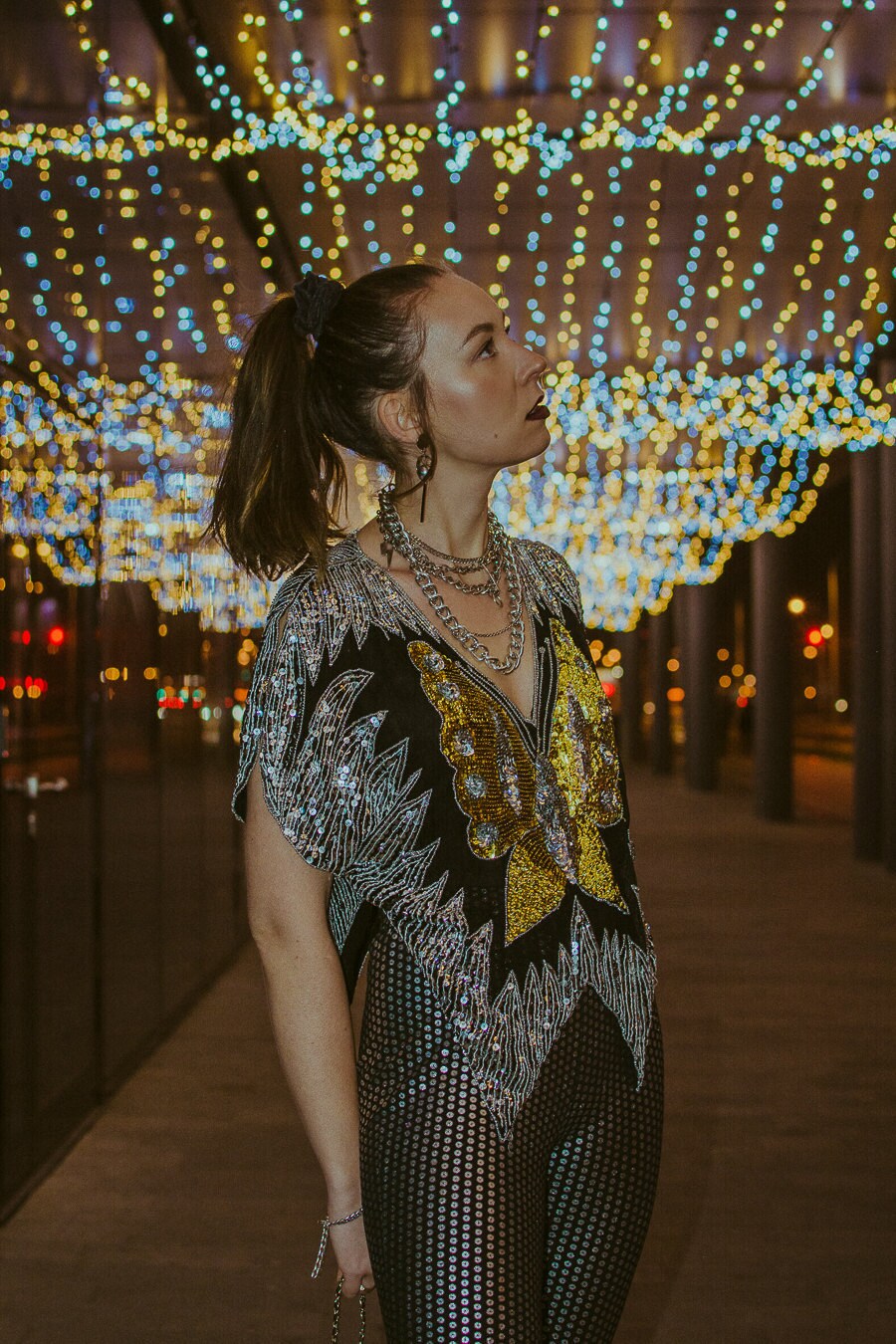 vintage disco look
