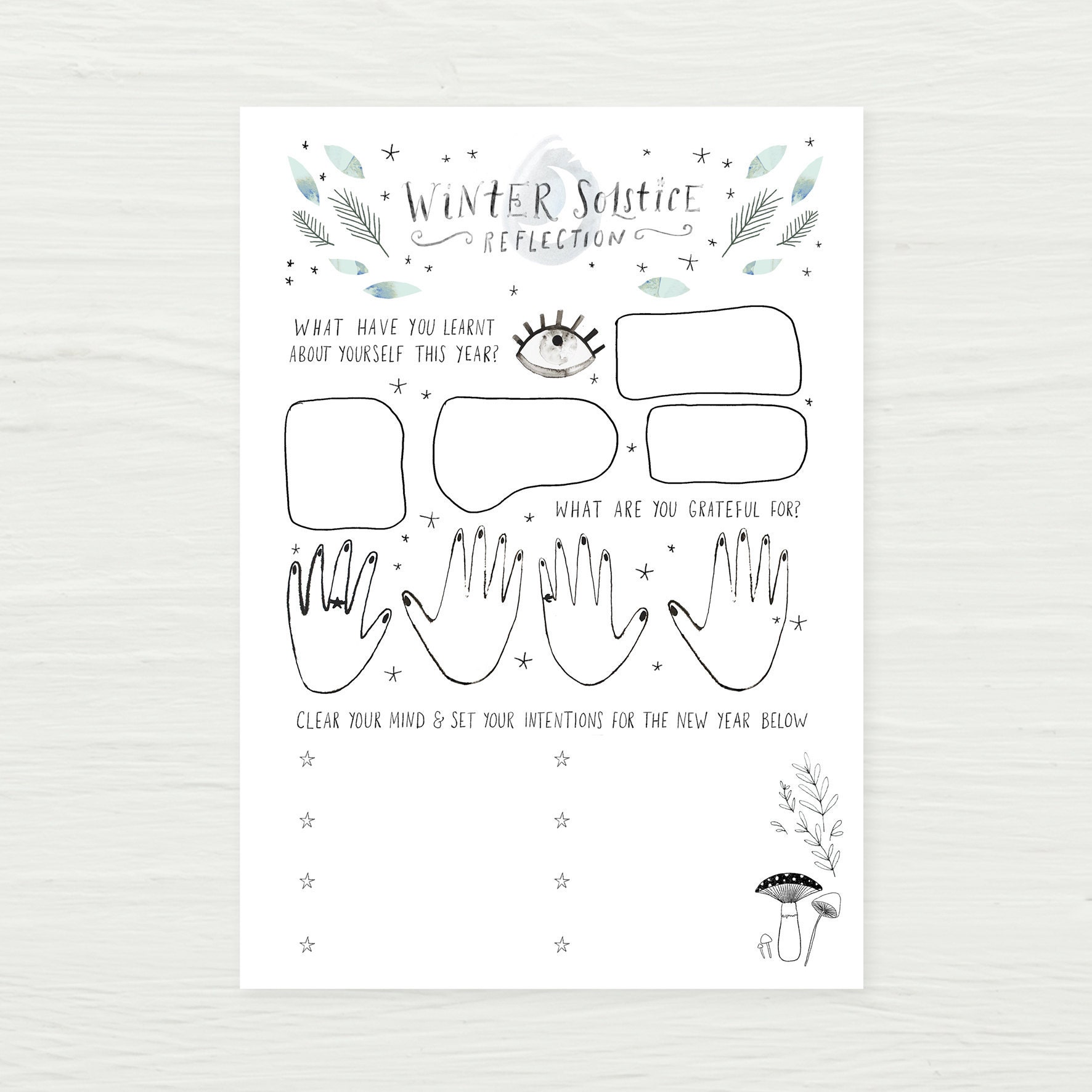 Winter Solstice - Free Printable