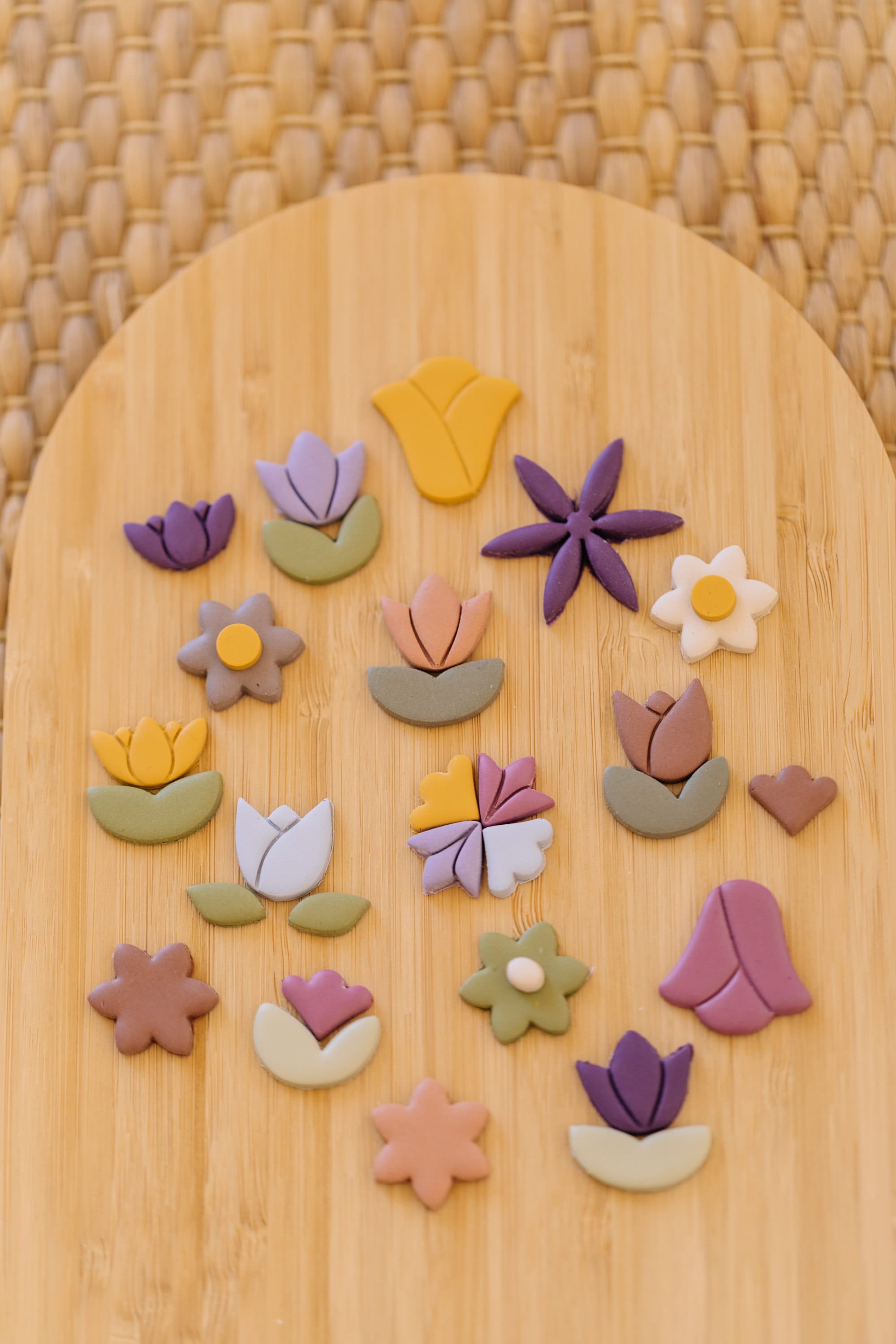 Polymer Clay Cutter Blumen und Blätter