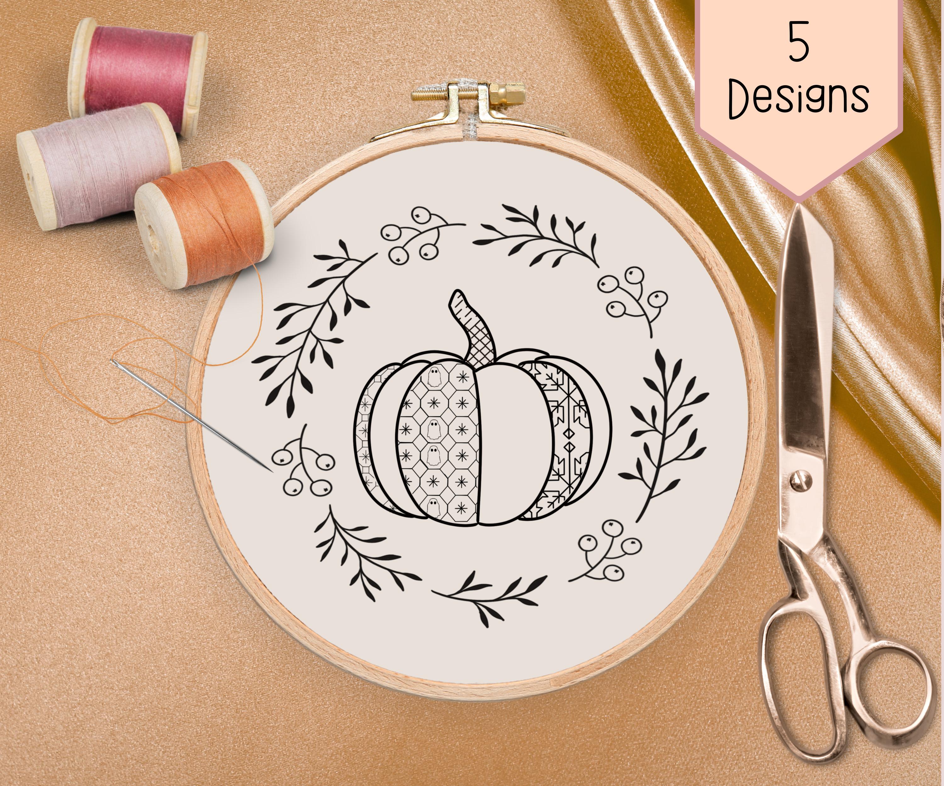 Pumpkin Embroidery