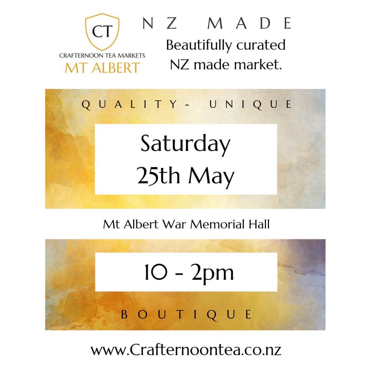 crafternoon tea market