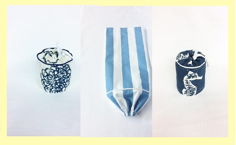 GiftsandHomeDecorUS Toilet Paper Covers, Plastic Bag Holders