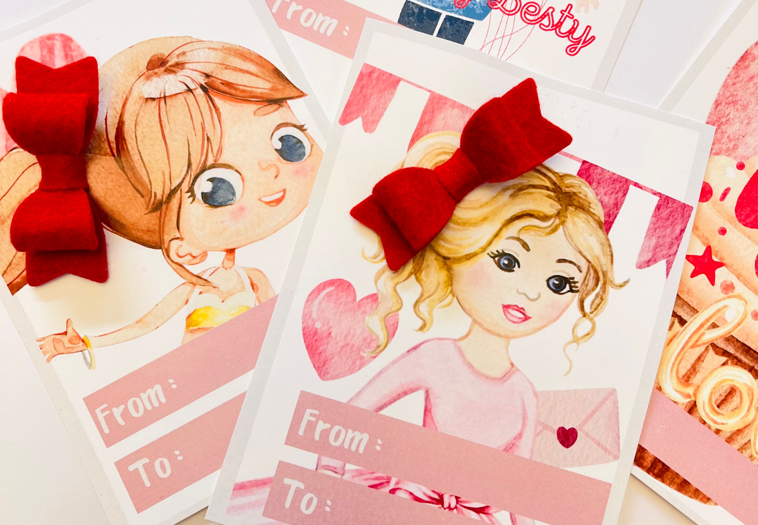 Love Cards for girls, school share