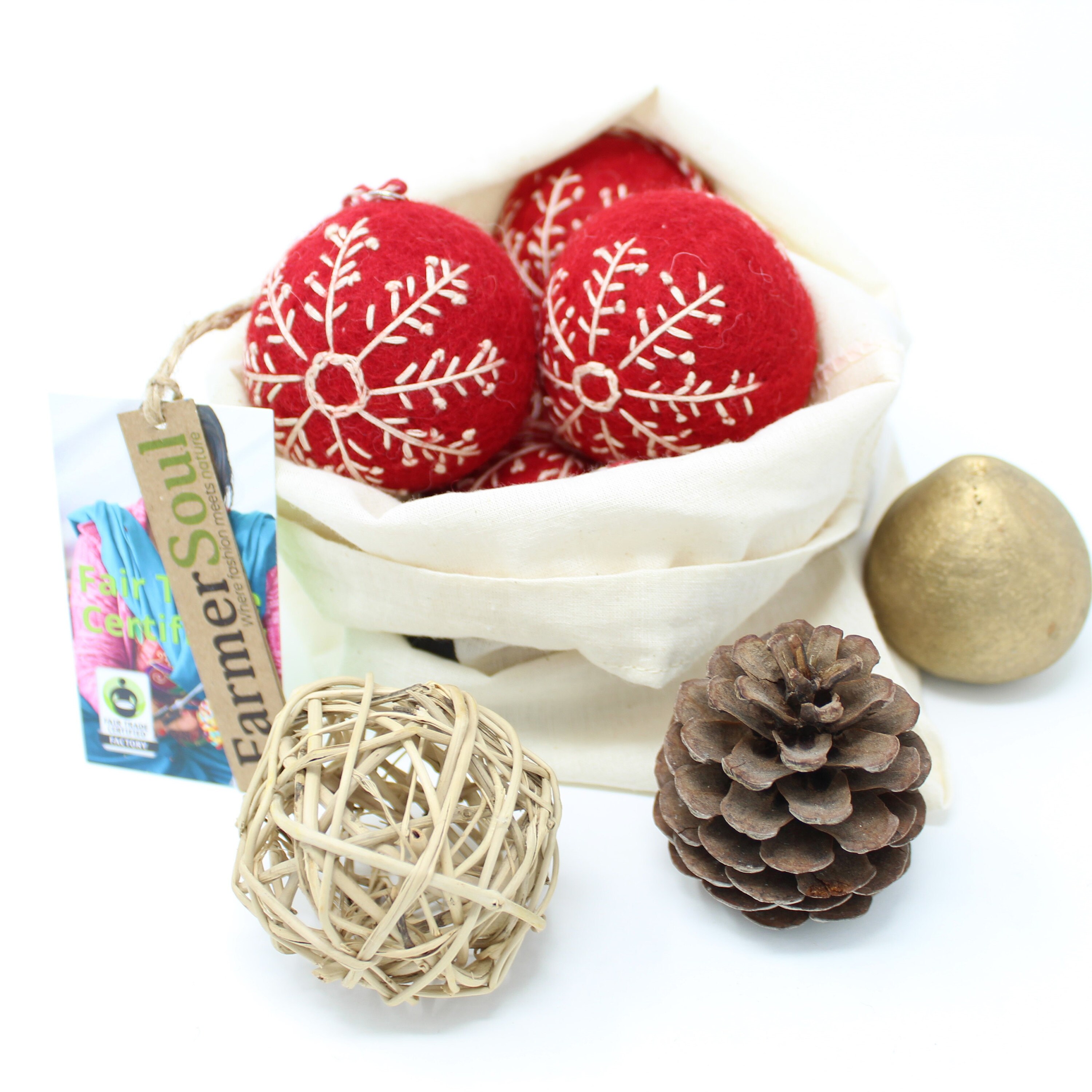 Wool Felt Christmas Ornaments