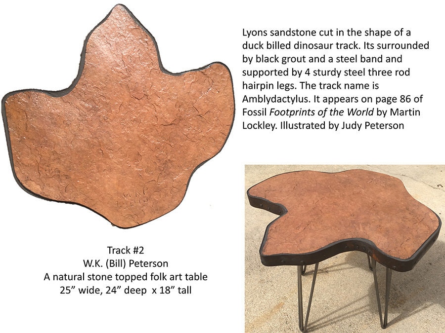 Dinosaur foot stool / coffee table