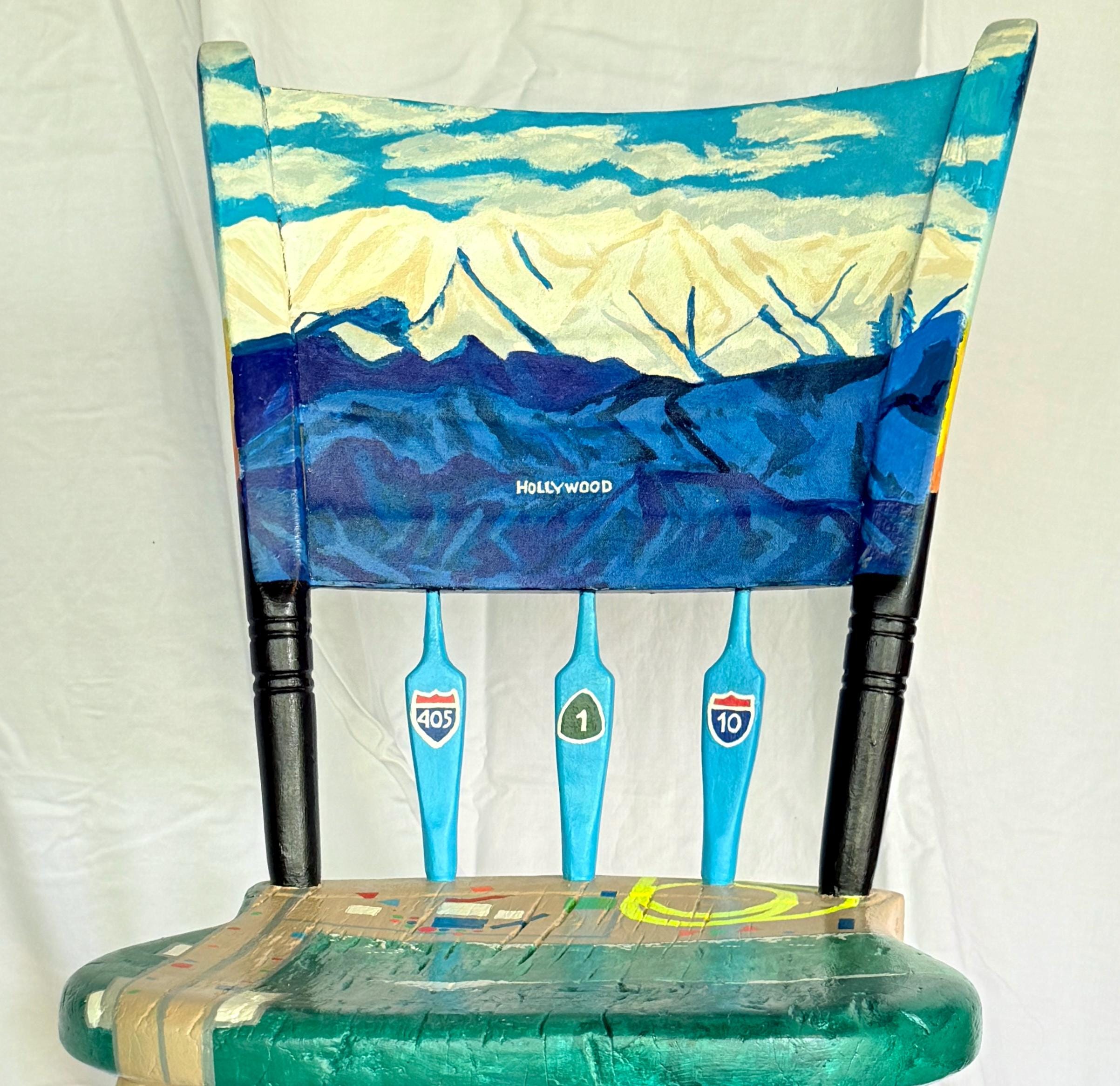 Back, front of chair