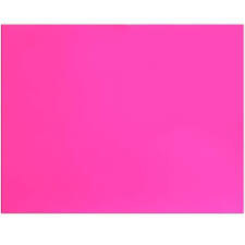 neon pink 22 by 28 fluorescent poster board from Dollar Tree