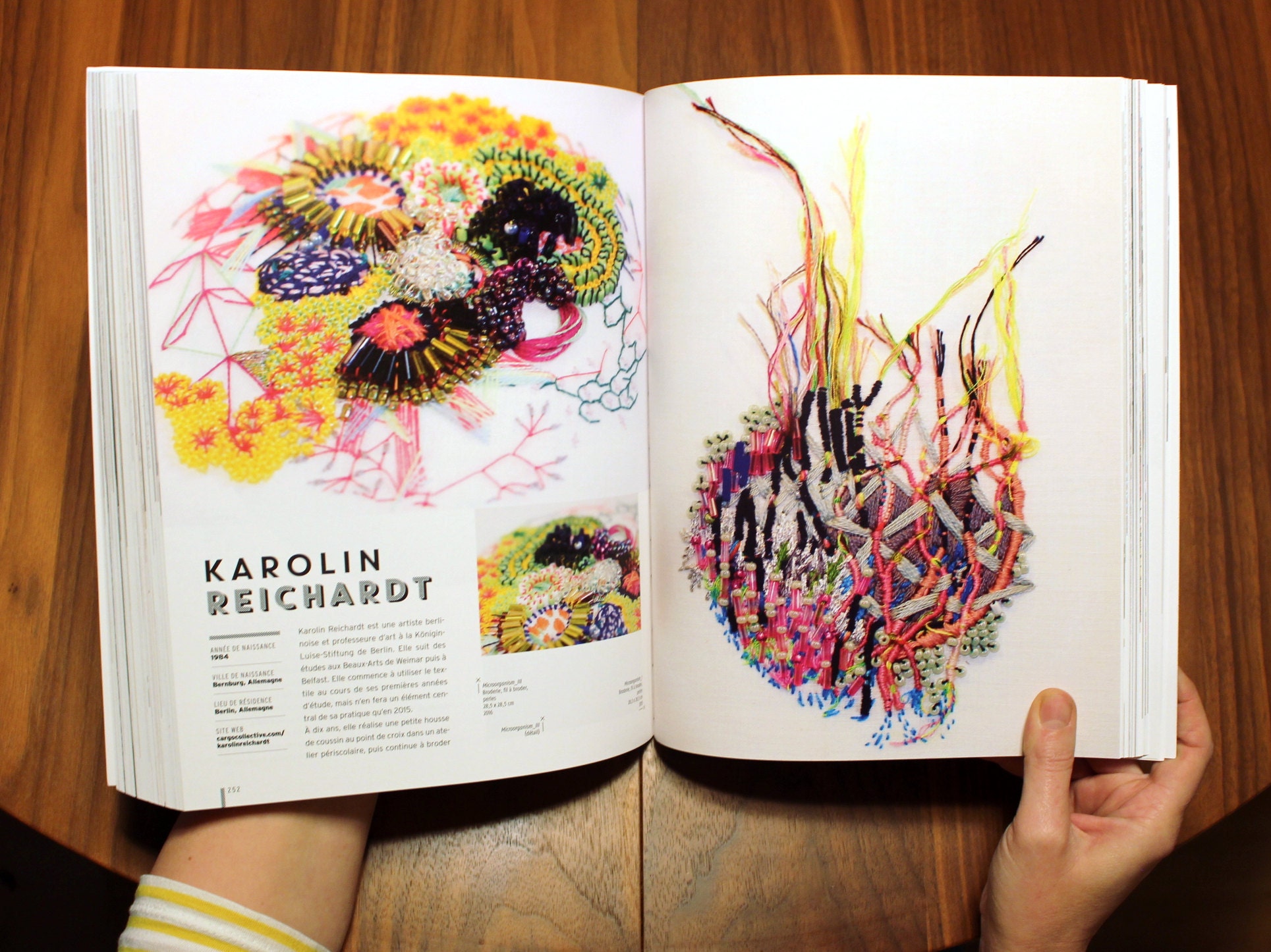Karolin Reichardts embroidery in En fil de Aiguille, 2018