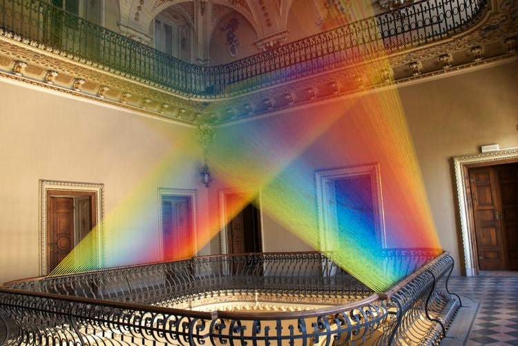 © Gabriel Dawe, Plexus no. 19, Villa Olmo, 2012