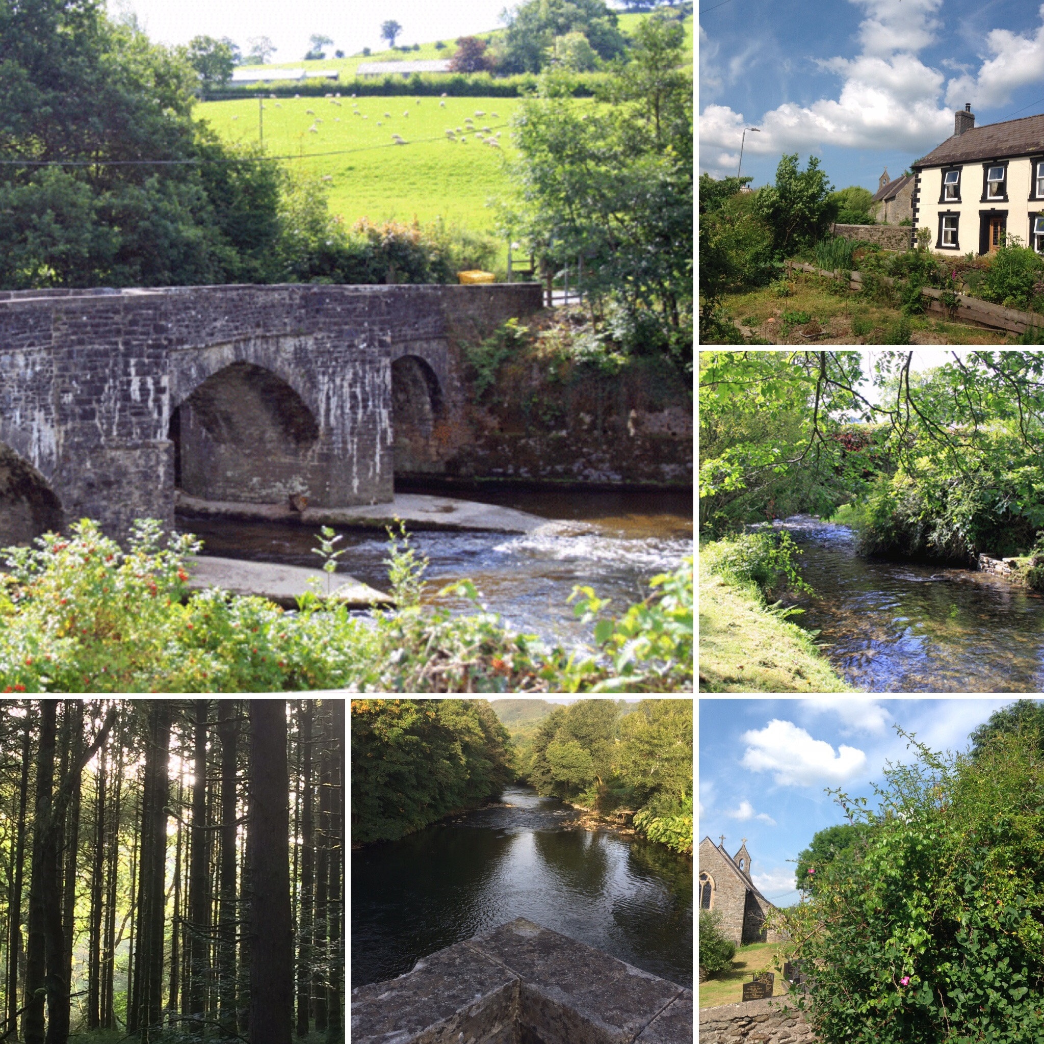 Abergorlech, River Cothi and the Brechfa Forest