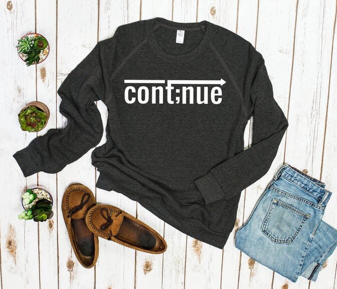 Continue Sweater, suicide awareness
