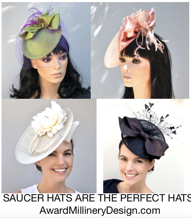 Saucer hats sales for weddings