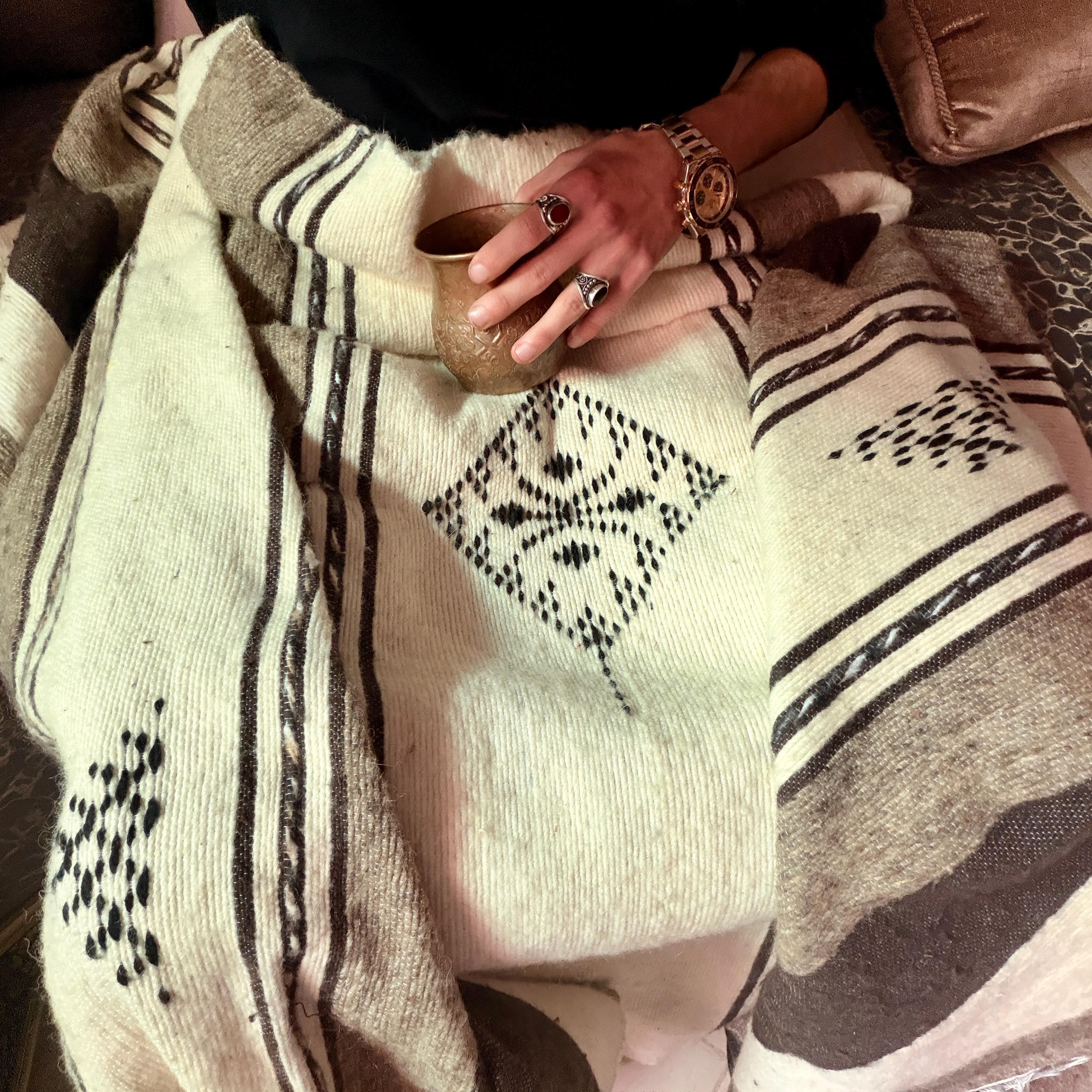 the berber tattoo on the blanket