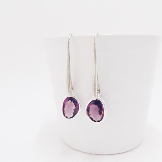 Pendientes de plata y swarovski