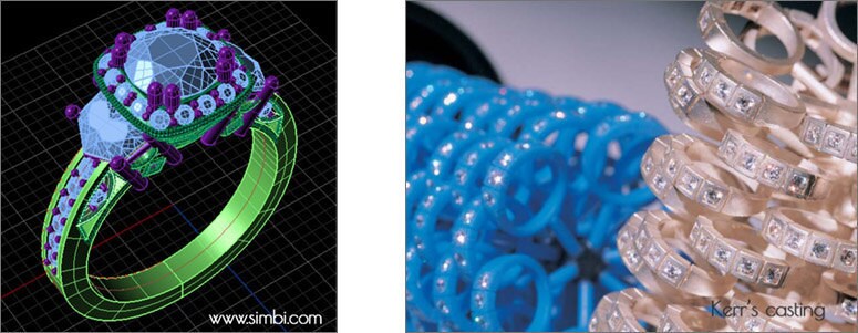 3D jewelry printing diseño joyería 3D
