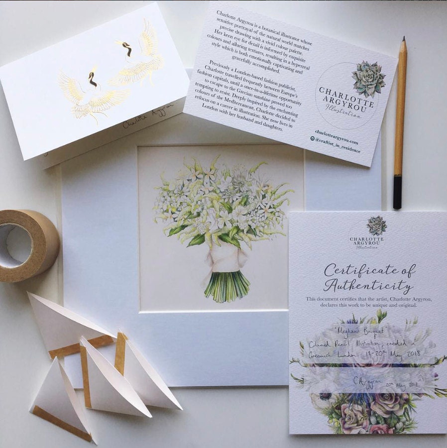 Charlotte Argyrou Illustration - Wedding Bouquet Illustration
