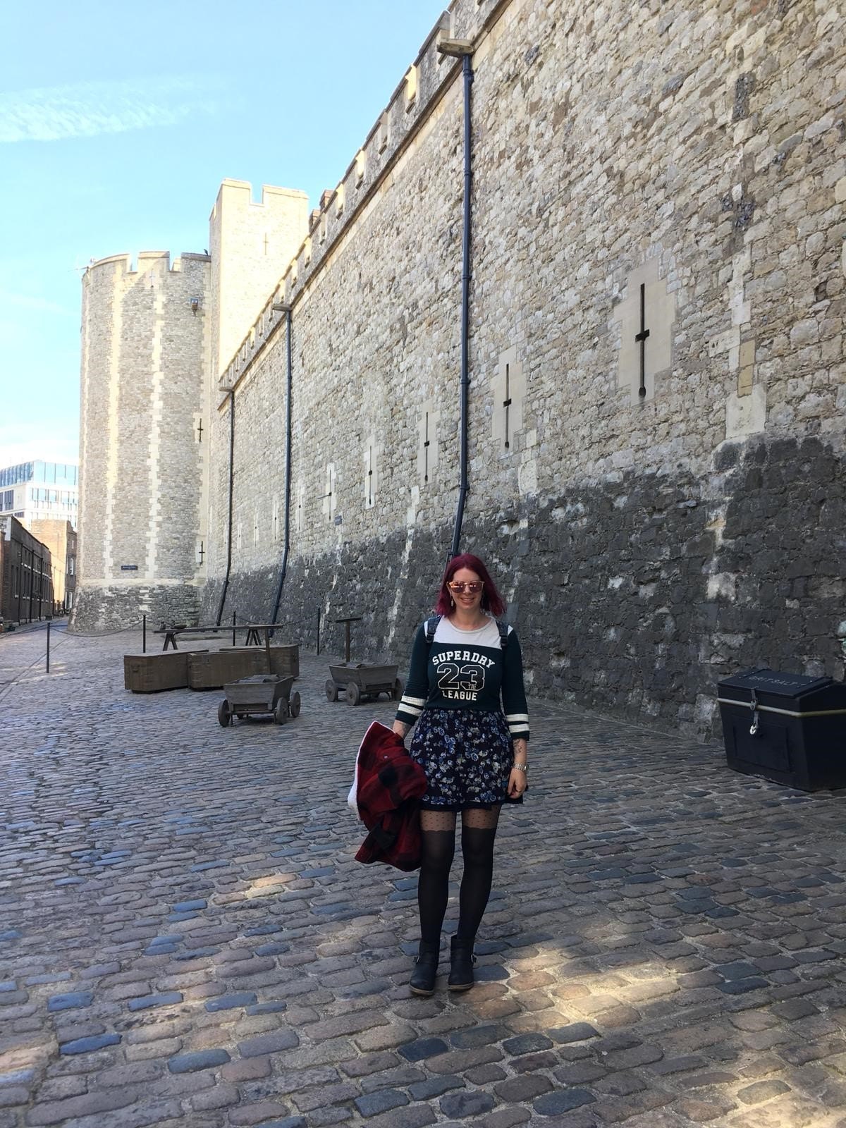 Ruth at the Tower of London