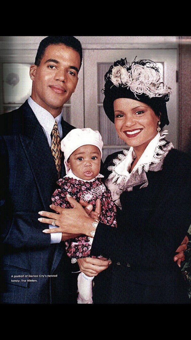 Black Excellence-Neil,Lily & Drucilla Winters of Gena City from The Young and The Restless (Vintage)