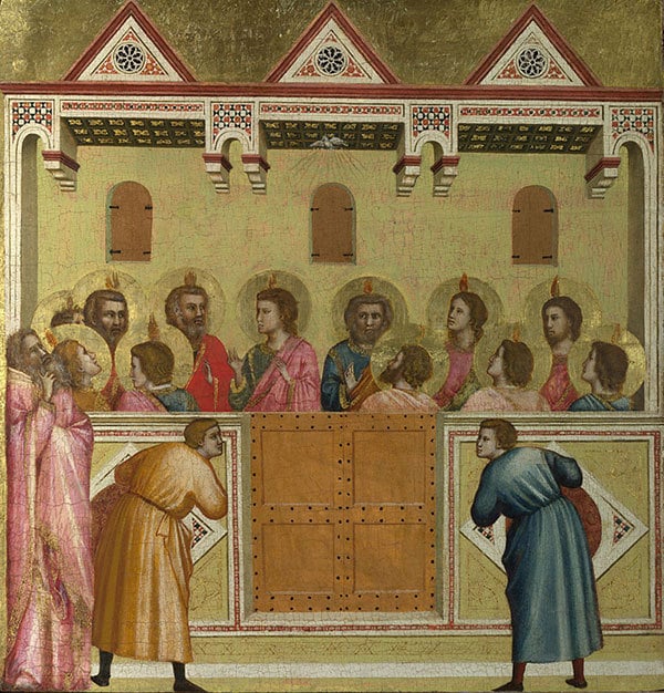 Giotto di Bondone and his workshop, The Pentecost ca 1305-17