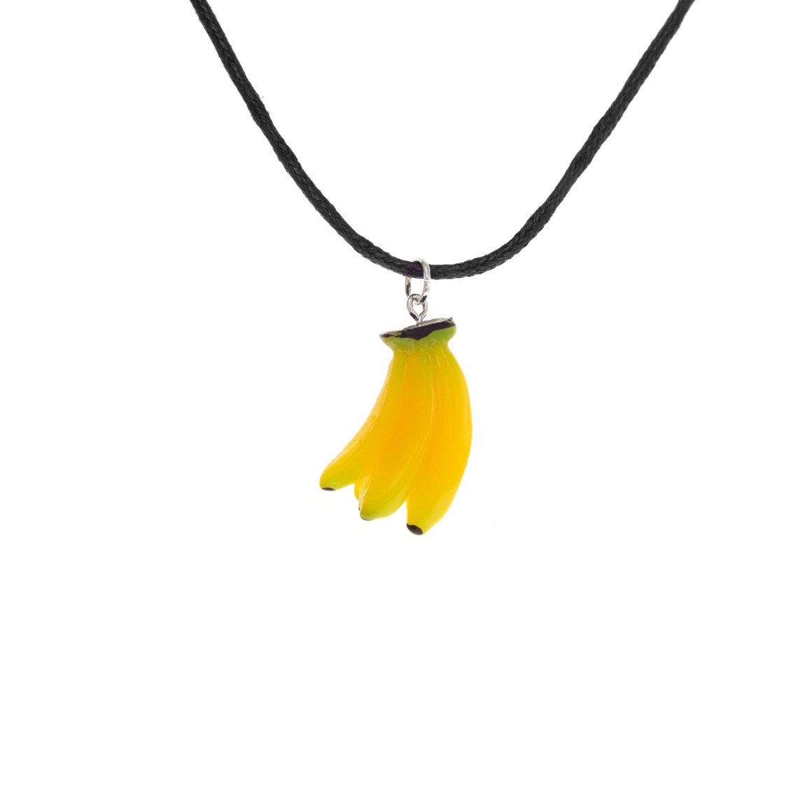 Banana Fruit Earrings Yellow. Cute Novelty Dangle Earrings