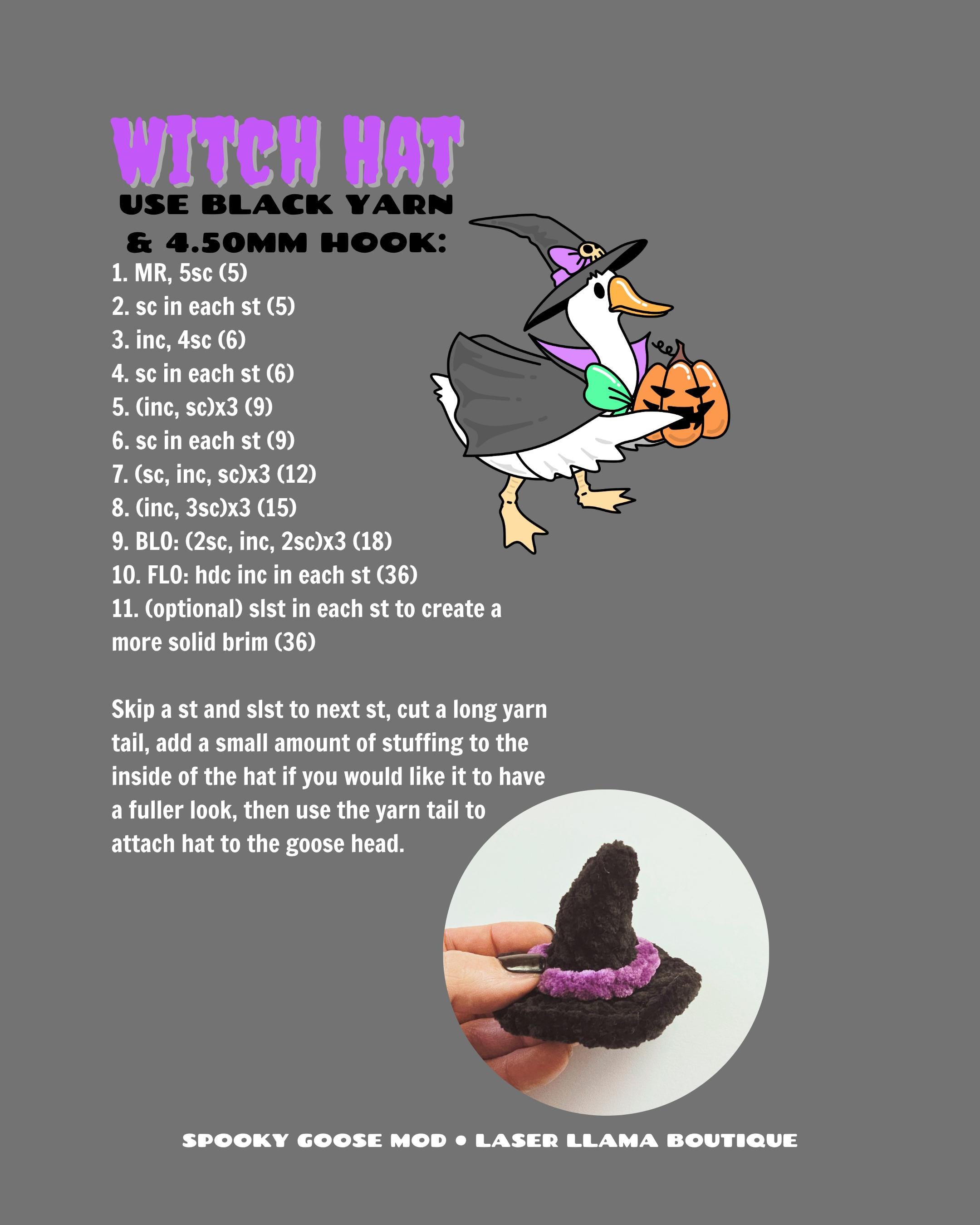 Spooky Goose Mod Witch Hat