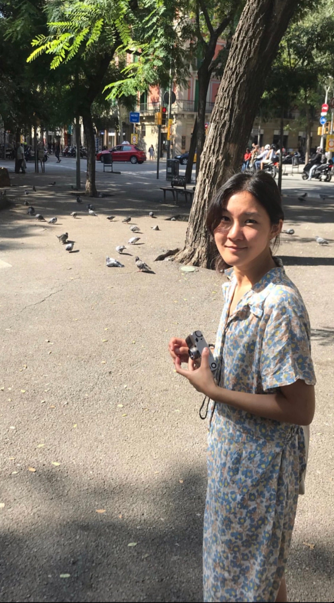 Geneva in a vintage day dress