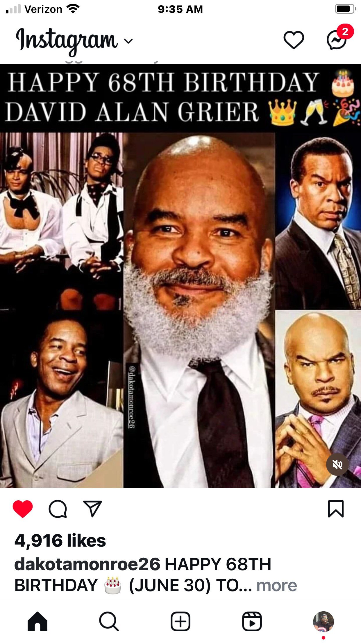 ❤️HBD-David Allen Grier❤️